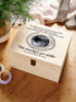 Personalized Baby Memorial Wooden Keepsake Box – Too Beautiful for Earth